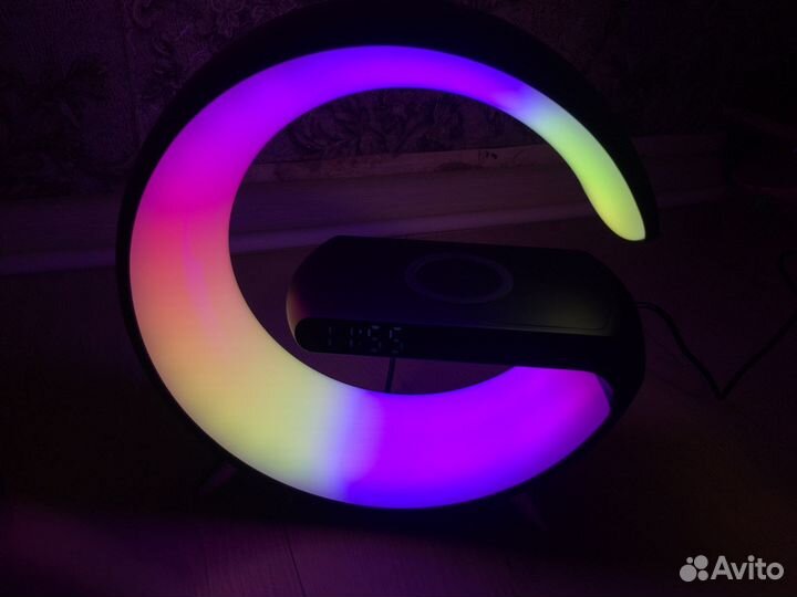 Подарок RGB лампа настольная/колонка/ночник