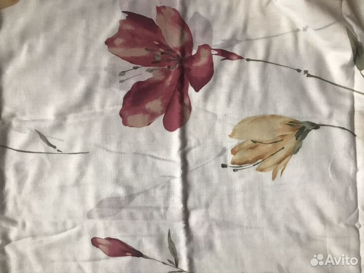 Покрывало на кровать и шторы хлопковые