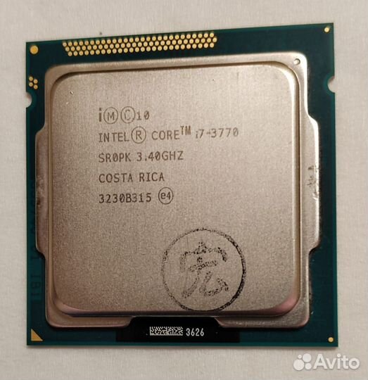 Процессор Core I7 3770