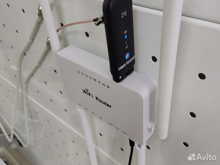 Комплект интернет для дачи. Модем + Роутер