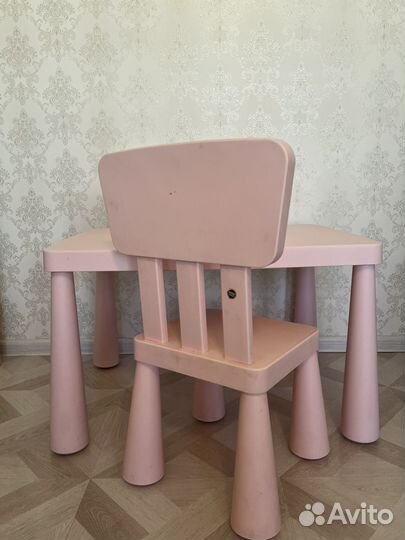 Детский стол и стул маммут