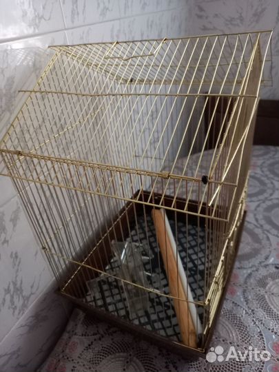 Клетка для попугаев/ игрушки для попугаев