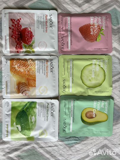 Тканевые маски для лица