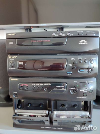 Музыкальный центр sharp CP-C550(BK)