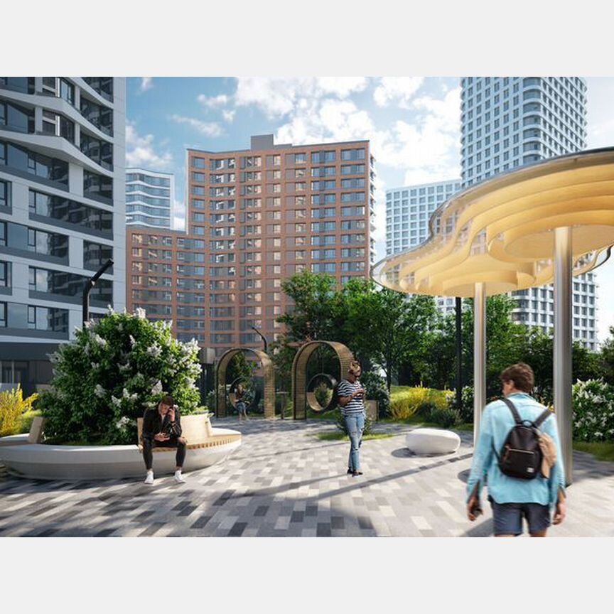 3-к. квартира, 90,7 м², 6/27 эт.