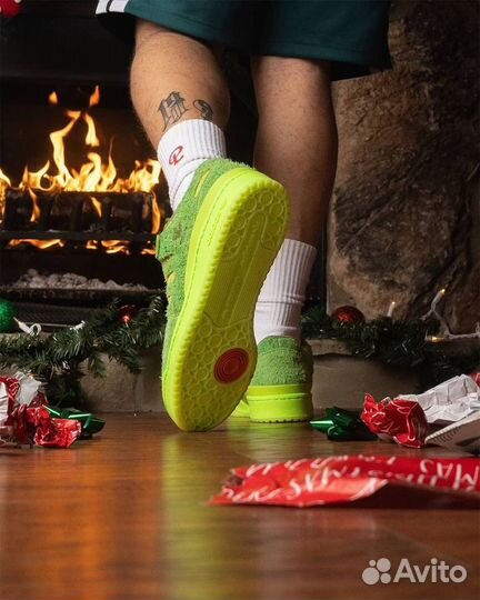 Кроссовки Adidas Forum Low Grinch