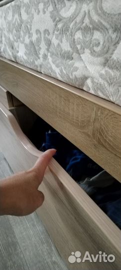 Детская кровать с бортиком и матрасом б/у