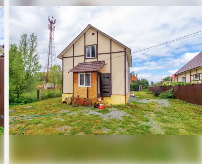 Дача 74,3 м² на участке 6 сот.