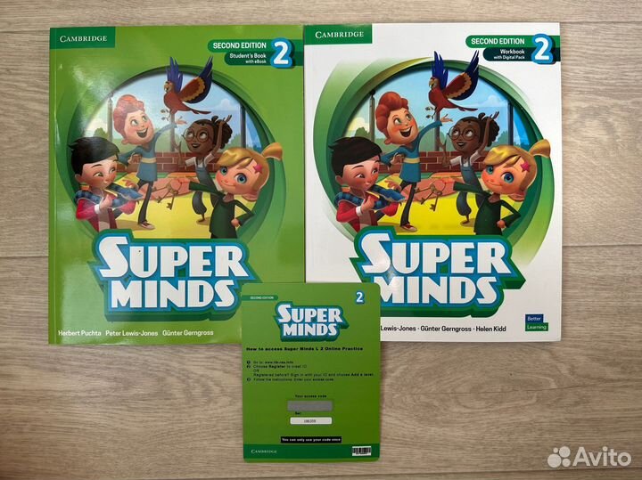 Super minds 2 + online code новый