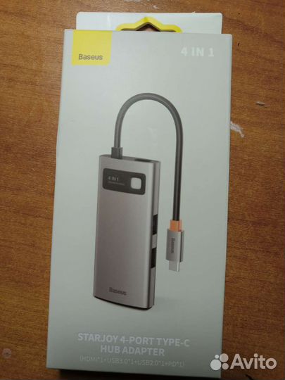 Хаб 5-in-1 Baseus Multifunction Type-C Hub Macbook