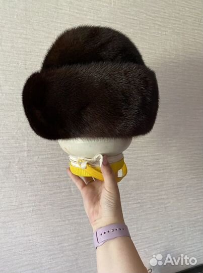 Шапка норковая женская