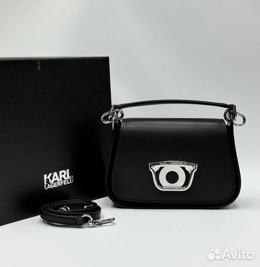 Karl lagerfeld сумка натуральная кожа