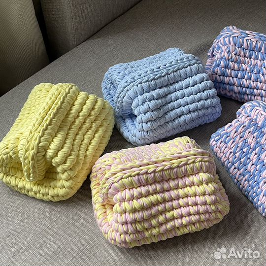 Косметичка из трикотажной пряжи pinterest