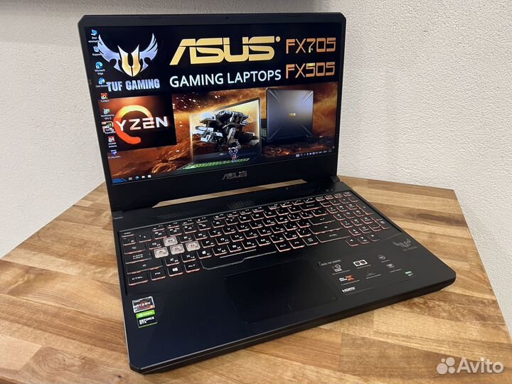 Монстр 8 ядер Ryzen 5-3550H 16Gb GTX 1050 SSD+HDD