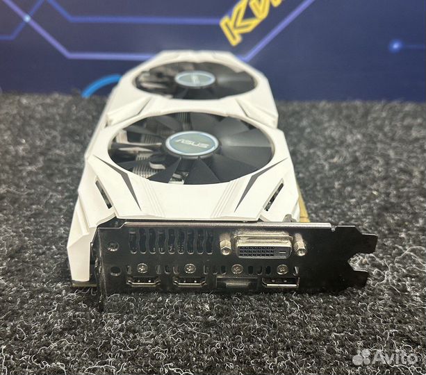 Видеокарта asus GeForce GTX 1070 dual 8GB gddr5