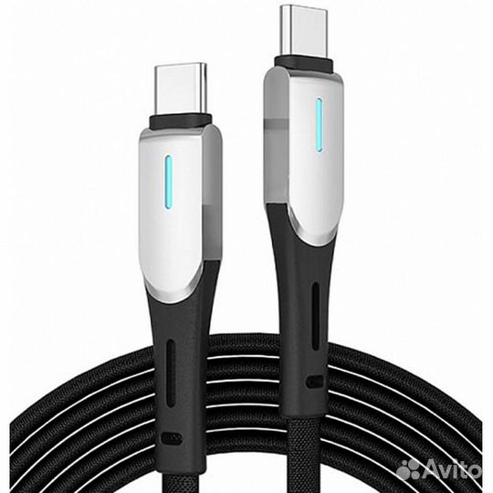 Кабель USB-C(m) -C(m) 1.2m черный Xundd #355560