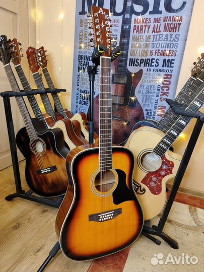 Aosen doc812 новая 12 струнная электро акустика