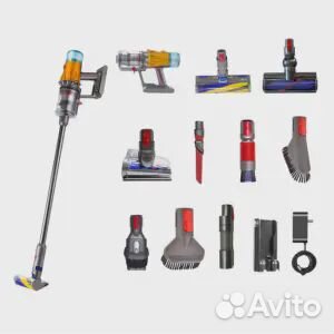 Пылесос Dyson V12 Detect Slim Absolute, серый (CN)