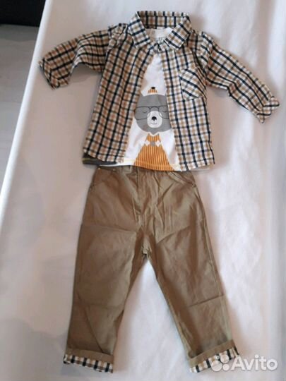 Продам костюм на мальчика(брюки,рубашка и футболка