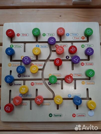 Развивающая игра Лабиринт с цифрами