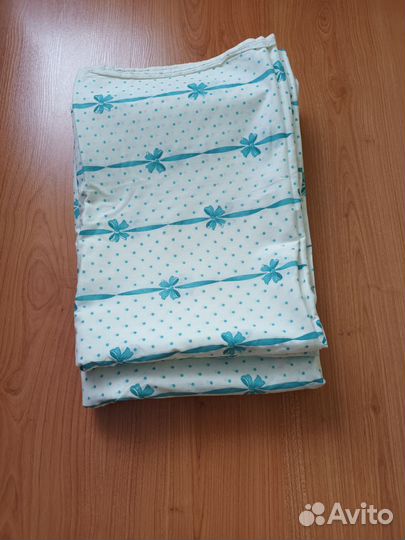 Простынь лен.,хлопок. Пододеяльник, хлопок. 1,5