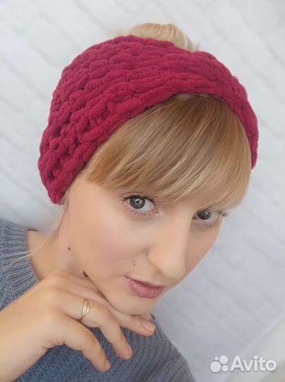 Повязка на голову плюшевая