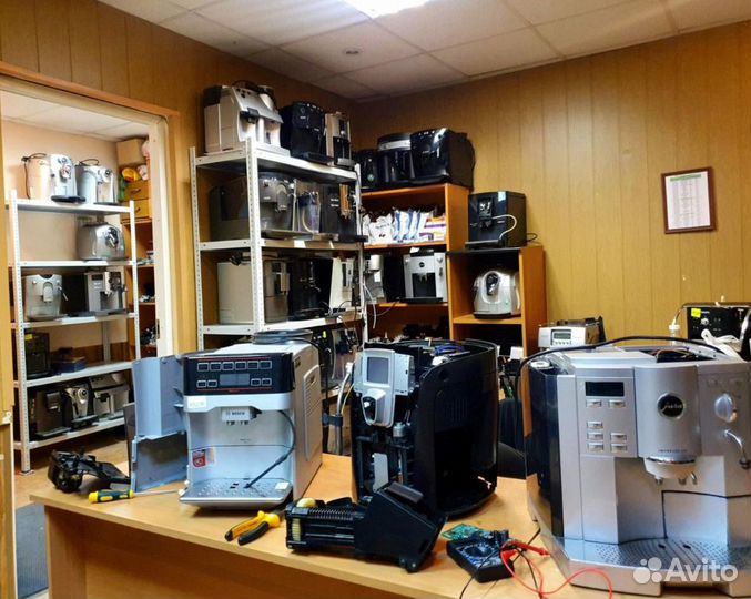 Ремонт кофемашин. Чистка кофемашин