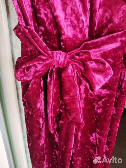 Комбинезон плюшевый фуксия р 44