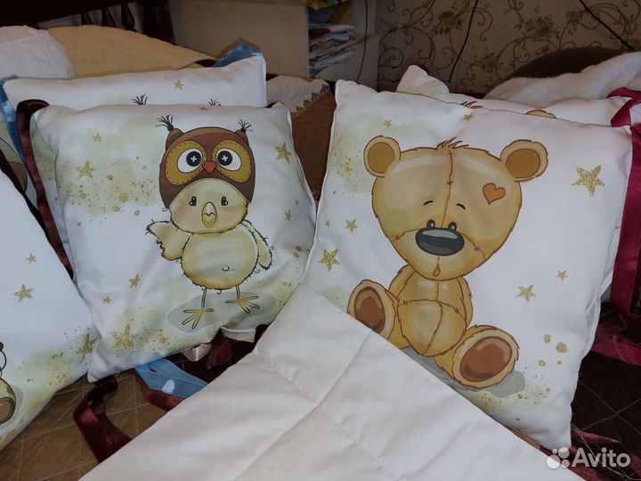 Бортики в кроватку