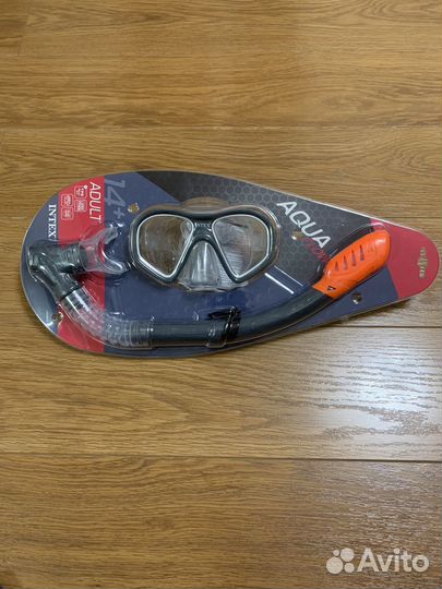 Маска с трубкой для плавания Intex Reef Rider