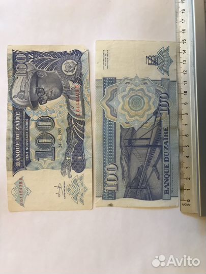 Банкноты республики заир (Конго)