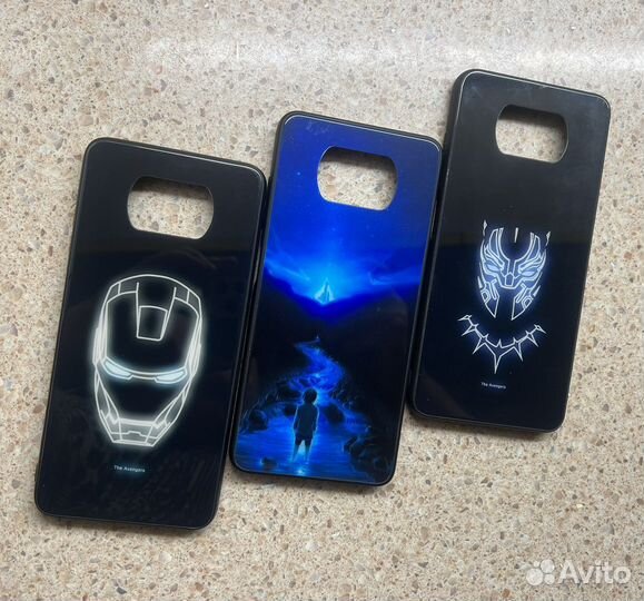 Чехлы из стекла на Poco X3 NFC