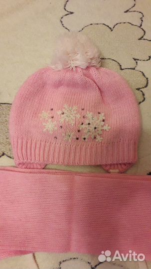 Комплект шапка, шарф