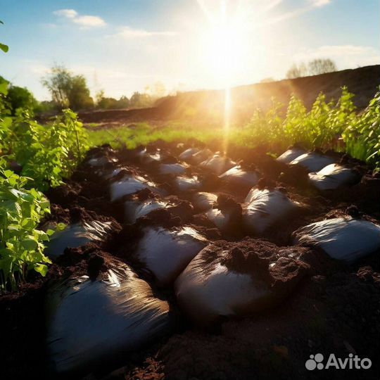 Чернозем в мешках