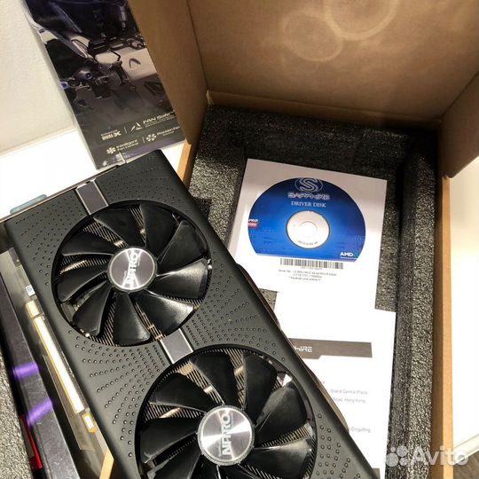 Видеокарта Sapphire radeon rx 580 (4gb)