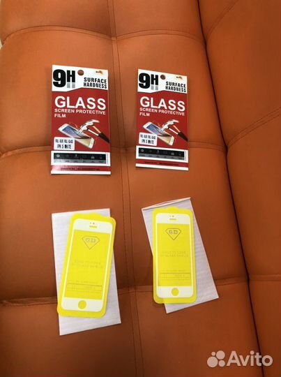 Защитное стекло 6D White iPhone 5/5C