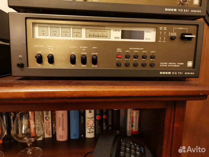 Радио тюнер Uher EG-751 Quarz и Усилитель VG-851