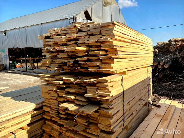 Доска обрезная 2 сорт 25х100x6 без посредников опт
