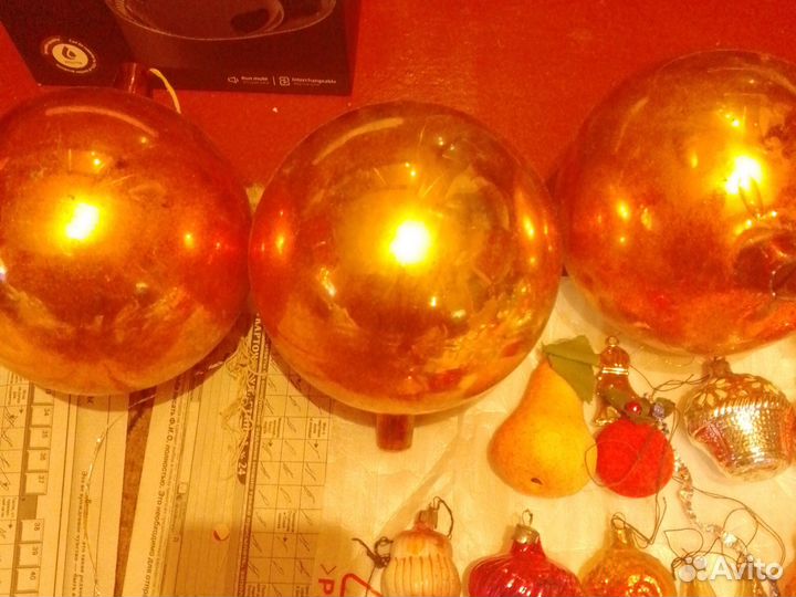 Елочные шары СССР