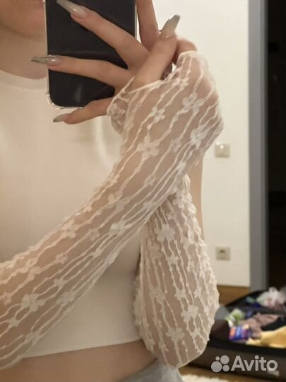 Митенки кружевные