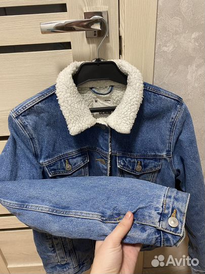Джинсовая куртка утепленная женская