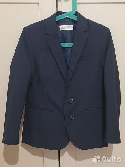 Школьный пиджак+жилет H&M р.122