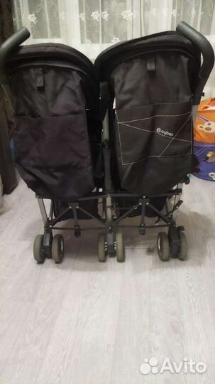 Коляска трость для двойни