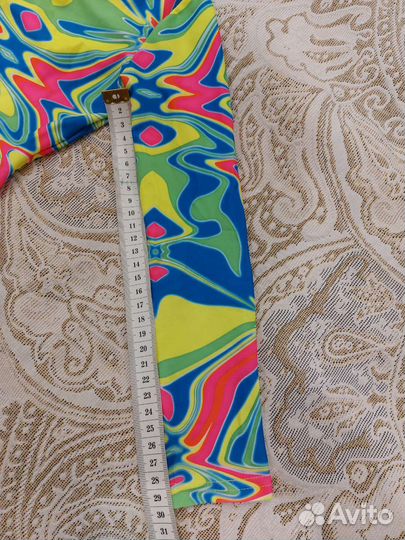 Гимнастический купальник с юбкой