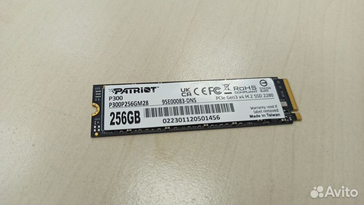 Продам жесткий диск SSD nvme 256 Гбайт
