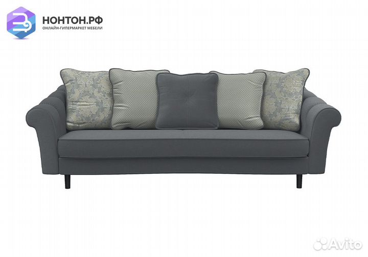 Диван книжка Ника серый