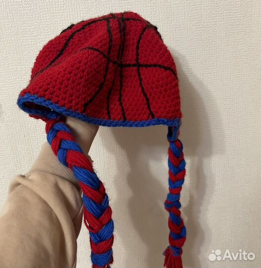 Шапка вязаная ручная работа