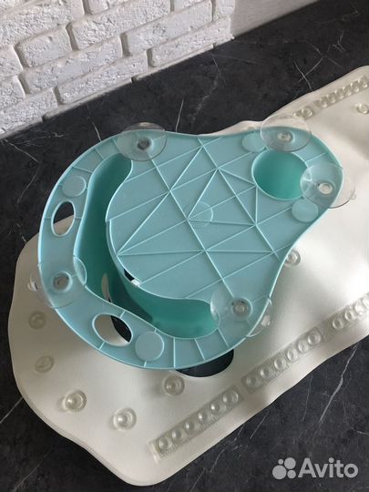 Детский стульчик с ковриком для ванной Roxy-Kids