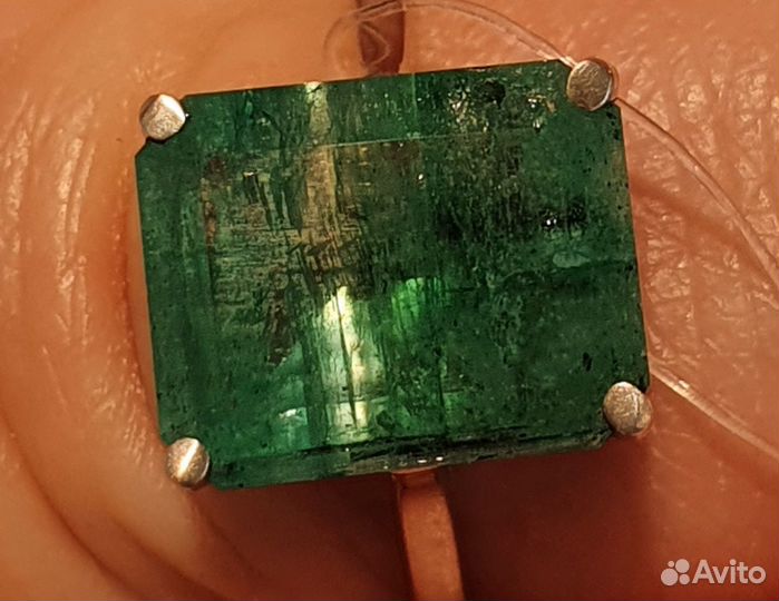 Помощь в покупке кольца с изумрудом природным