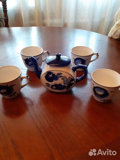 Сервиз Гжель